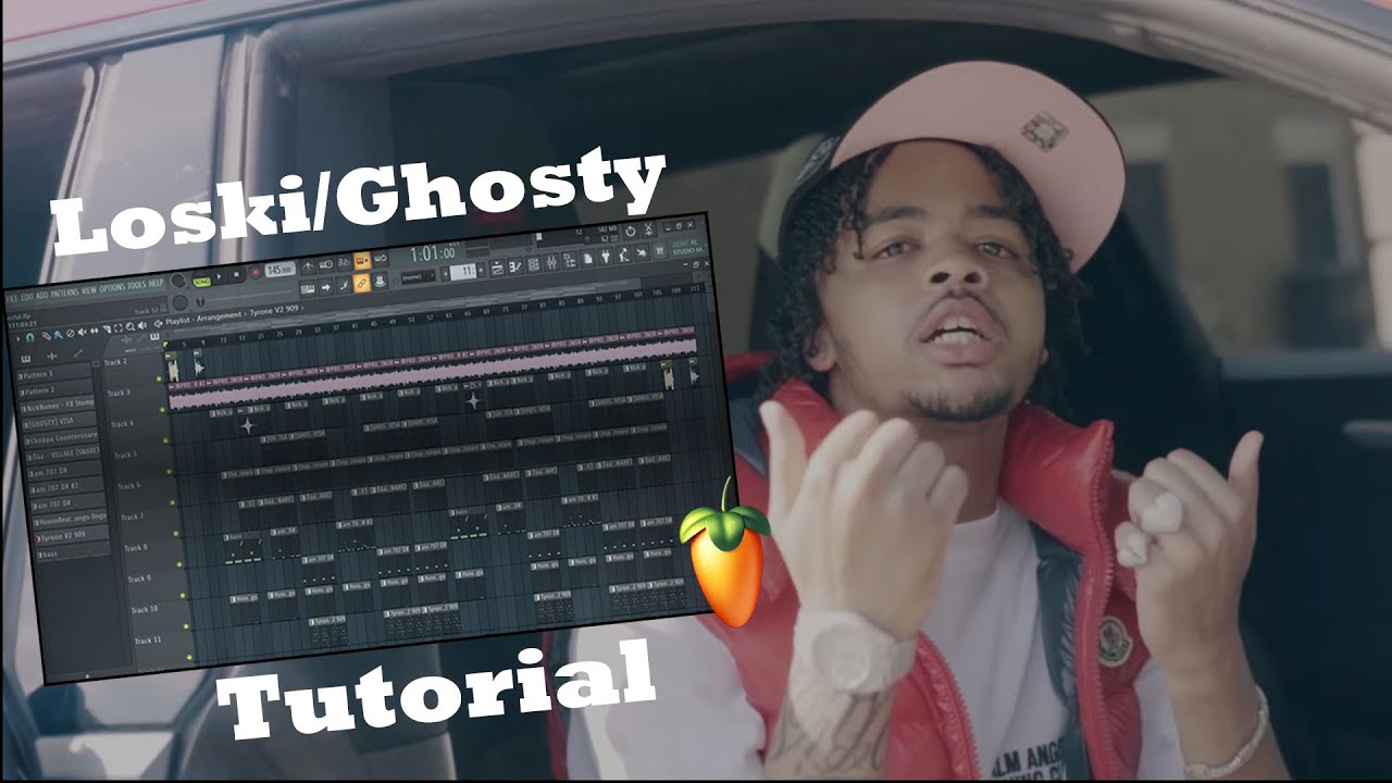 How To Make Hard Loski x Ghosty UK Drill Beats (fl studio tutorial)