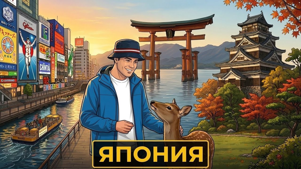 ЯПОНИЯ: Хиросима, Осака, Нара | Трэвел-влог