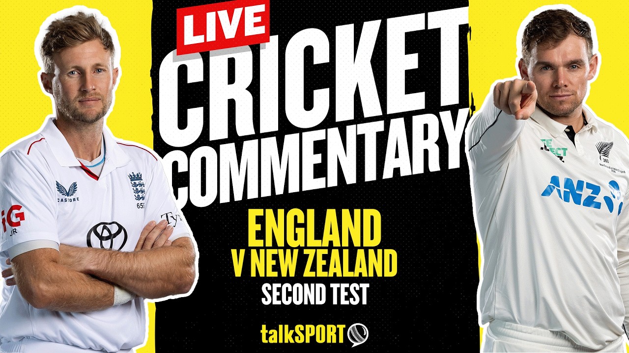 LIVE Test Match Cricket | England v New Zealand - Second Test - Day Three | The Kia Oval