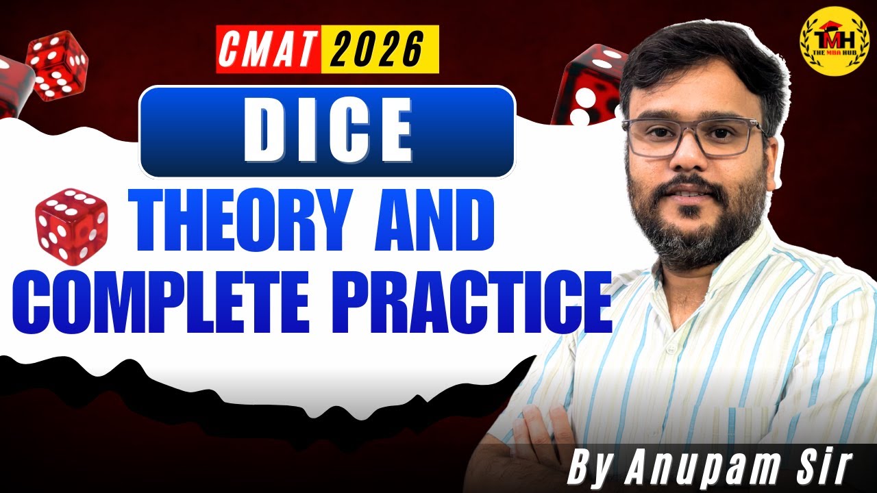 Dice Questions for CMAT 2026 | Dice Reasoning Tricks & Concepts | CMAT Logical Reasoning