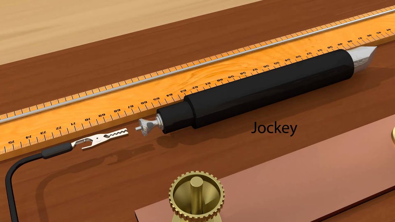 Meter Bridge Experiment Assembly