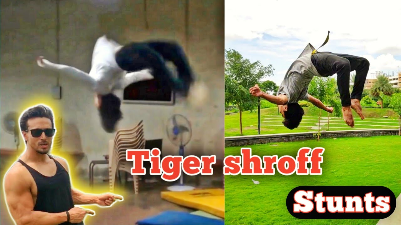 Tiger Shroff stunts done by me 😍 / Tiger Shroff Stunts 🔥