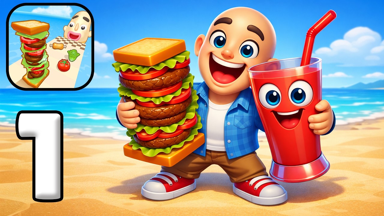 Juice Run vs Sandwich Runner 🥤🥪 Epic Food Race Challenge 🔥 Max Gameplay Walkthrough ET3522