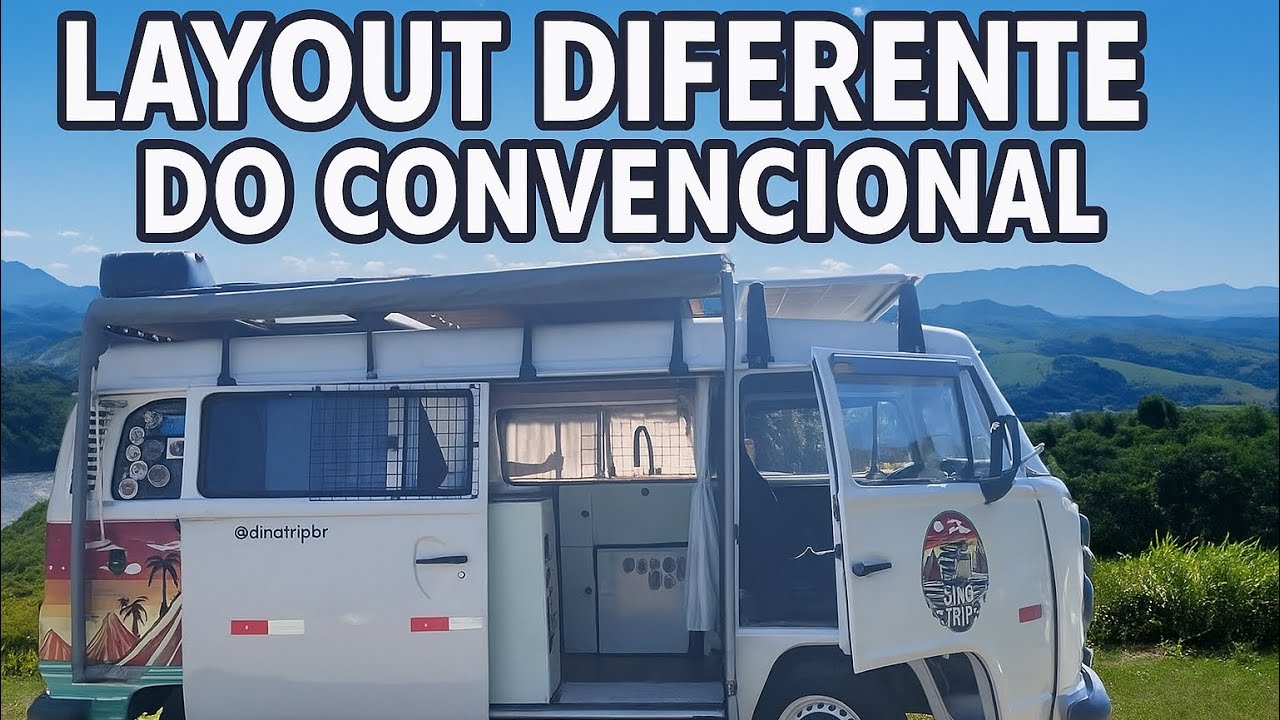 Tour em uma Kombi Motorhome - Esse layout vai te surpreender!