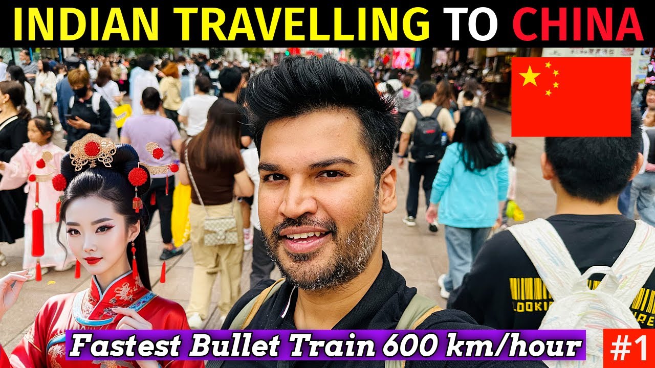 First Time in CHINA by Bullet Train 🇨🇳|| Hong Kong to China Full Travel Guide #china #chinavlog