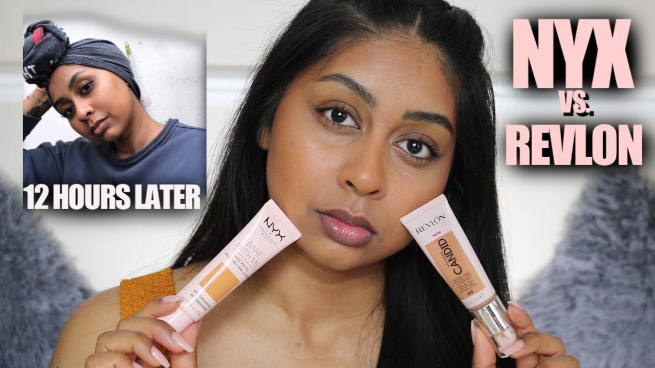 NYX BARE WITH ME BB CREAM vs REVLON CANDID ANTI POLLUTION FOUNDATION