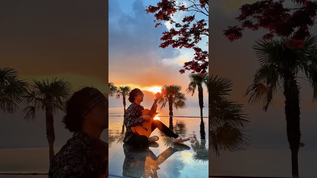 Let go of all your worries in the sunset and let them fade into the twilight  