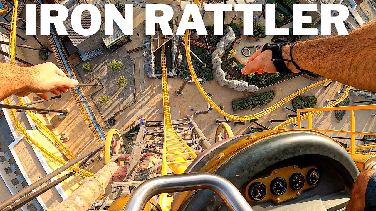 POV IRON RATTLER 🎢  SIX FLAGS QIDDIYA CITY
