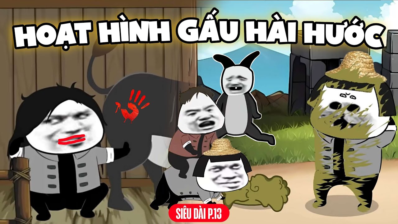 Tổng Hợp Hoạt Hình Gấu Hài Hước: Trẻ Trâu, Bị Rắn Cắn, Phê Nấm, Bắn Sập WC | Phần 13 | #gauhaihuoc