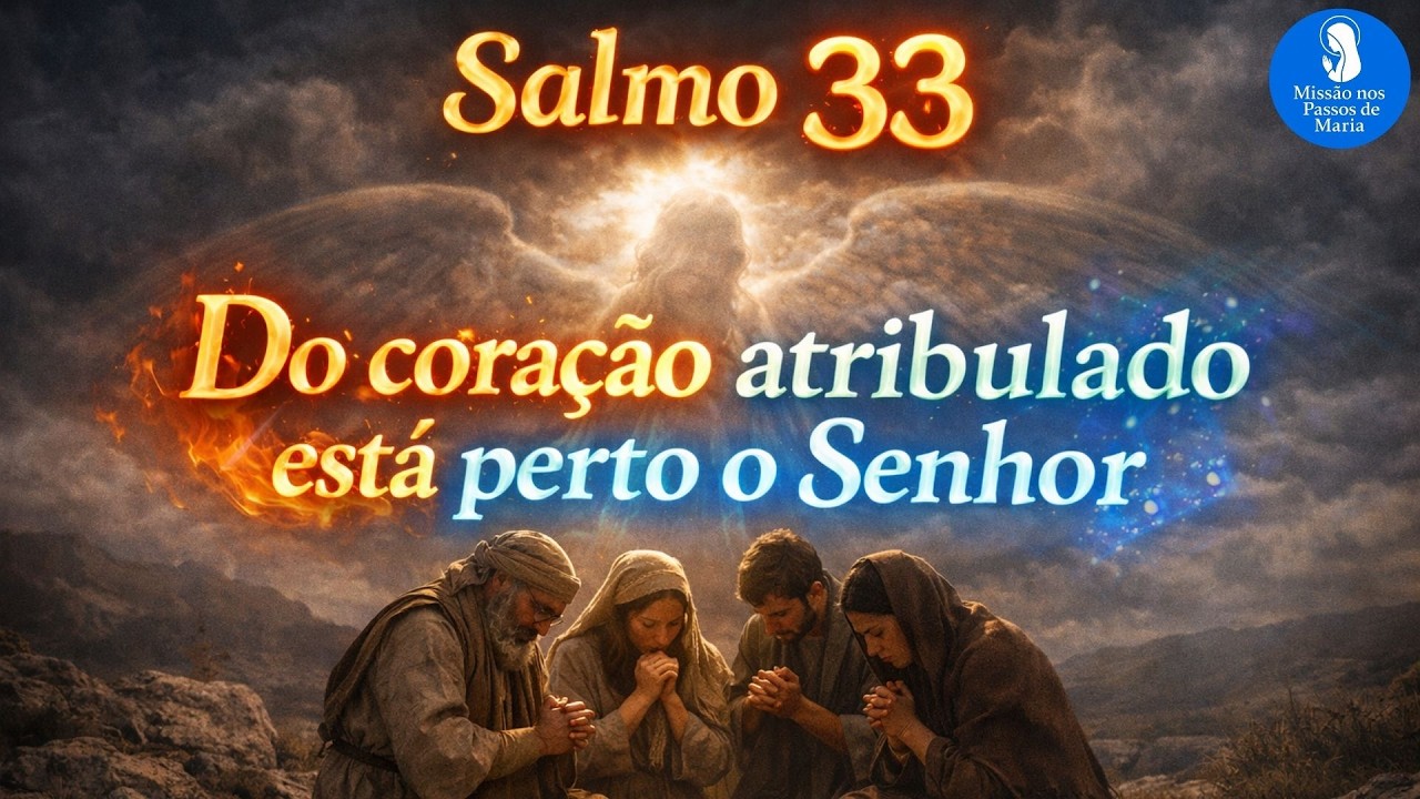 Salmo 33 - Do coração atribulado está perto o Senhor | 4ª Semana Quaresma | Sexta-feira (20/03/26)