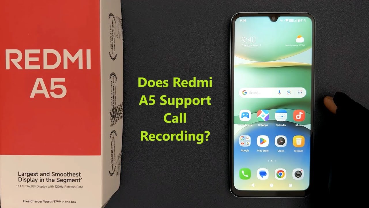 Does Redmi A5 Support Call Recording?