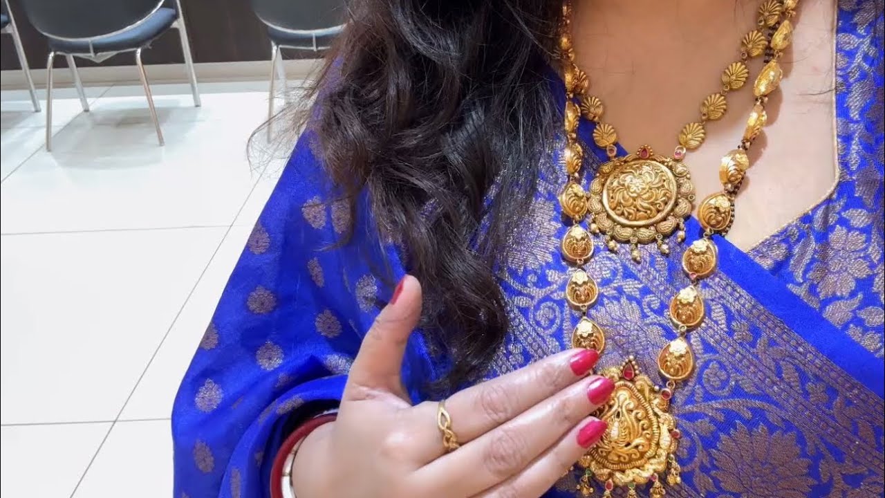 Kalyan Jewellers 2025 Bridal Necklace Designs/Long Haram/Temple Necklace/Bangalore/im deeya/deeya