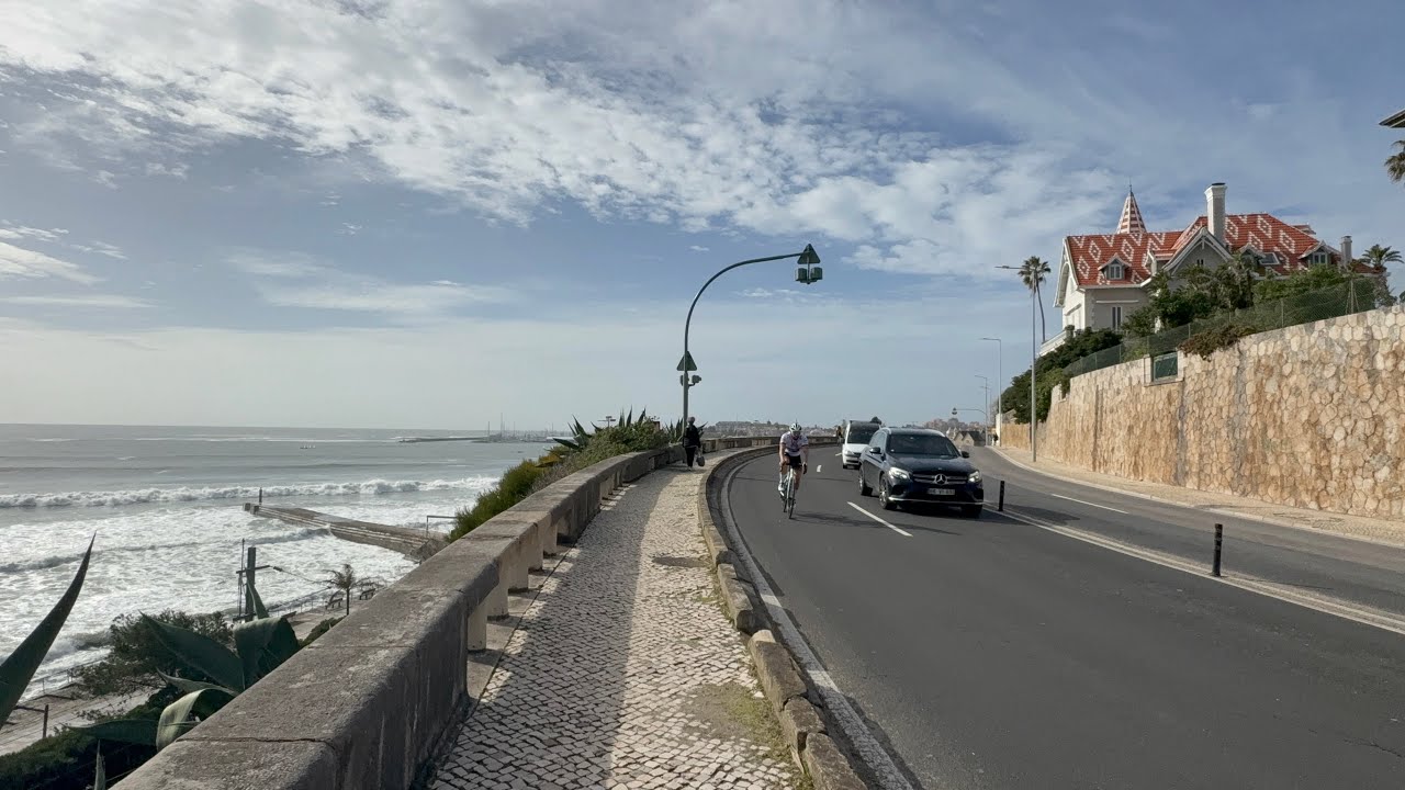 Portugal 211 Cascais - Seaside walking｜Pontão da Praia da Rata｜Paredão de Cascais｜Monte Estoril tra…