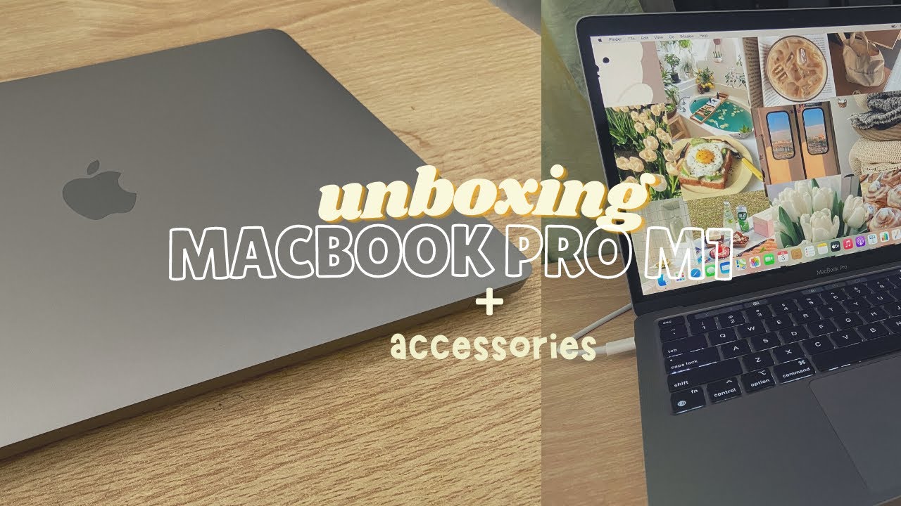 📦 Macbook Pro M1 UNBOXING 💻 ✨+ accessories