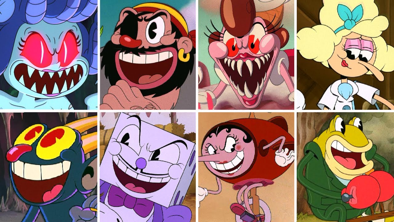 All Cuphead Season 2 Bosses (Cuphead Show vs Video Game)