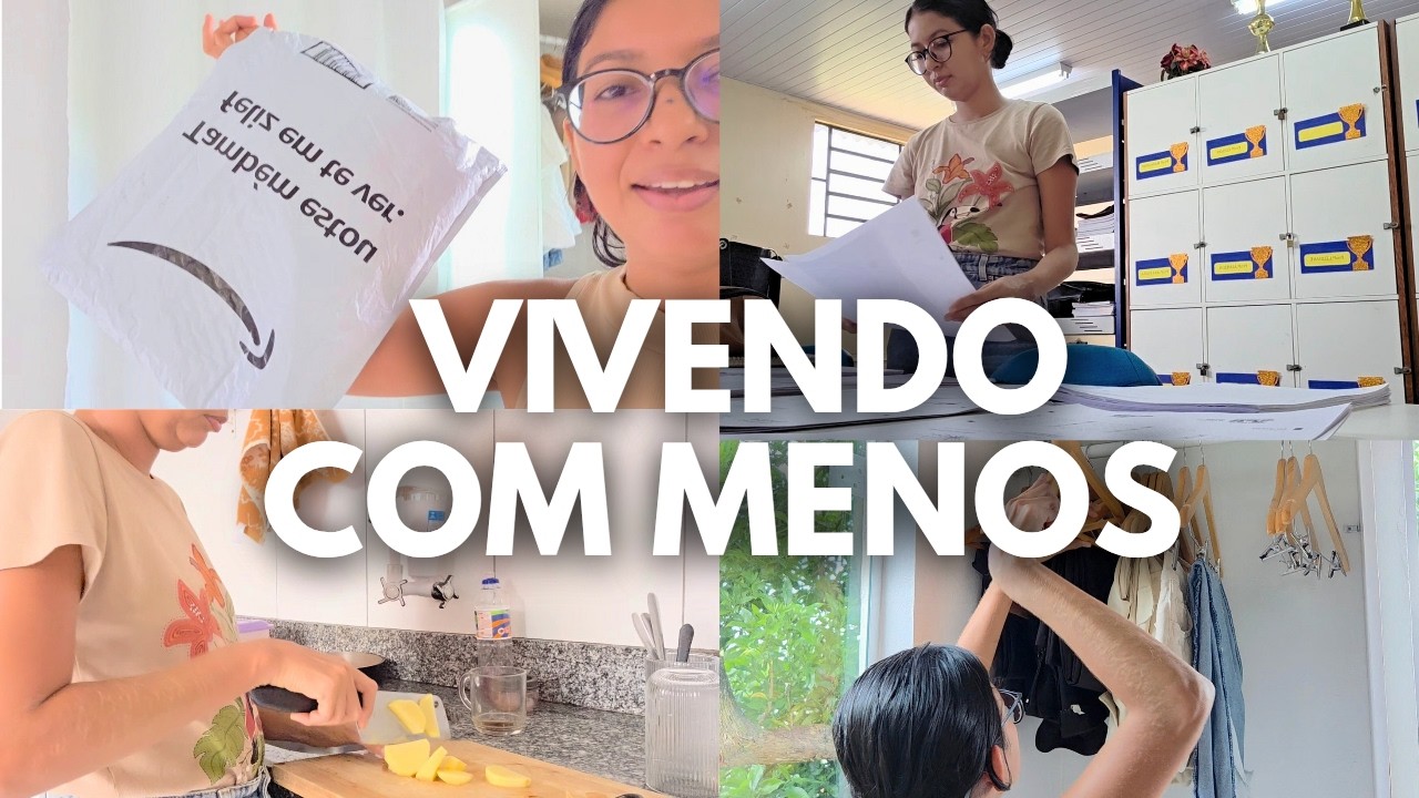 Um Dia na Minha Vida Minimalista | Menos &eacute; Mais &bull; desapego &bull; desabafo & preparativos. 
