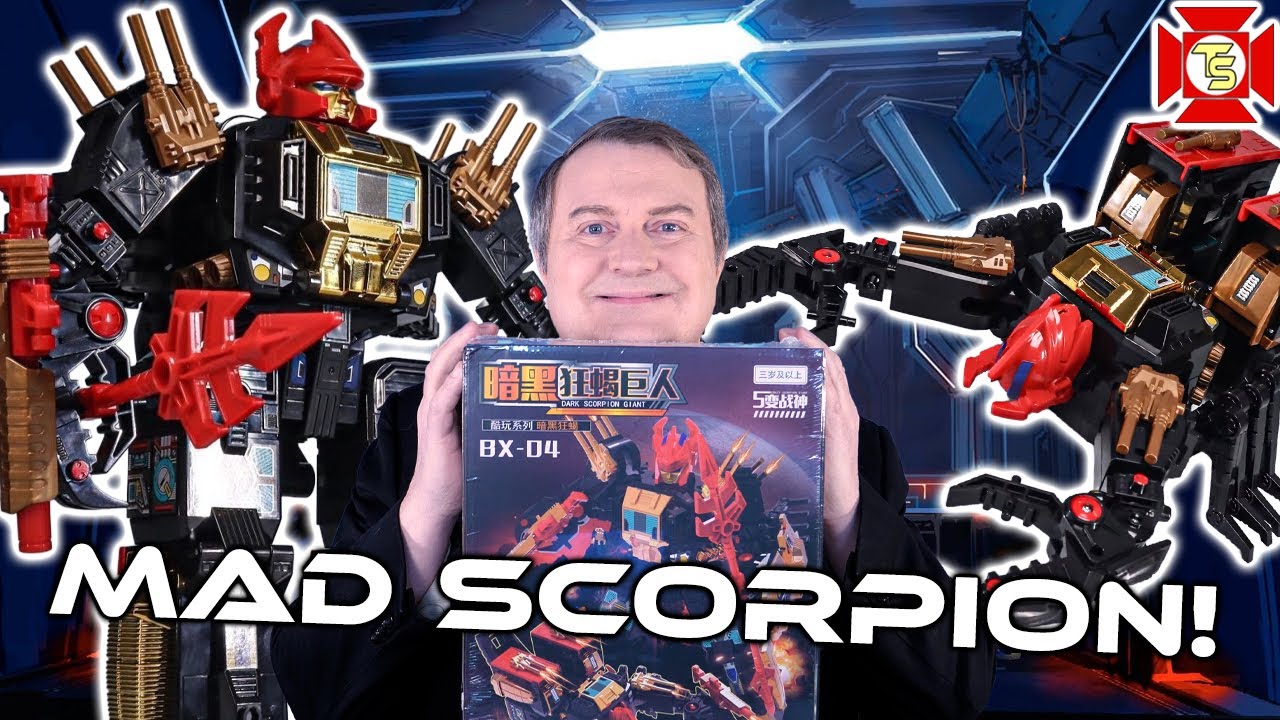 TRANSFORMERS BLACK ZARAK BX-04 “Dark Scorpion Giant” Review