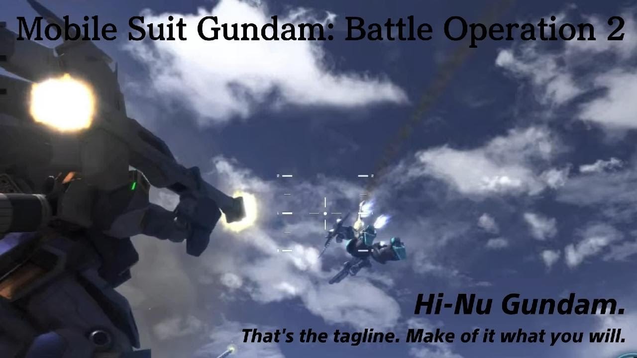 GBO2: Hi-Nu Gundam Gameplay. Boomtube is 2x Good.
