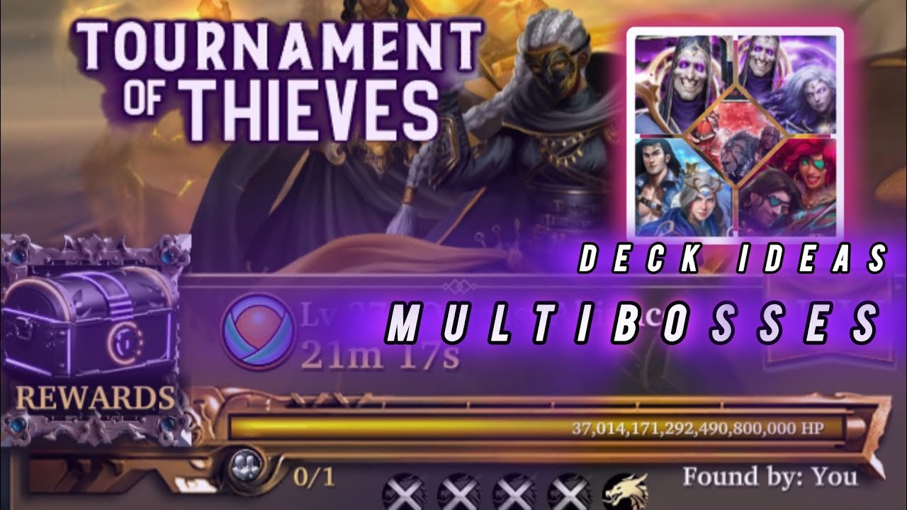 LGOH #230 #event 🟣(S) TOURNAMENT OF THIEVES 🟣 VS HYPERION MULTIBOSSES #deck #ideas #gameplay