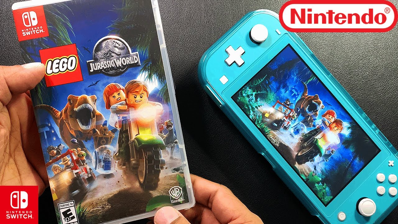 LEGO JURASSIC  WORLD | Unboxing and Gameplay | Nintendo Switch Lite