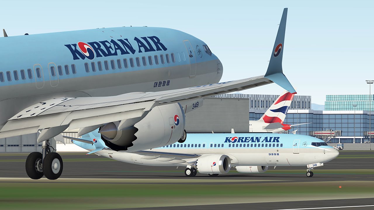[НОВОЕ ОБНОВЛЕНИЕ!!] | Сеул [RKSI] - Токио [RJTT] | Korean Air B737MAX | Бесконечный полёт Полный...
