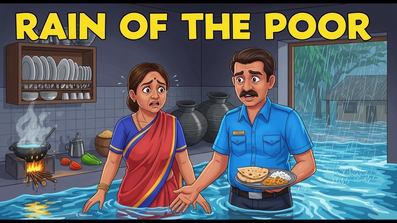 Rain Of The Poor | HUNGER OF POOR | EMOTIONAL STORY | ENGLISH STORY | ANIMATED STORIES IN ENGLISH