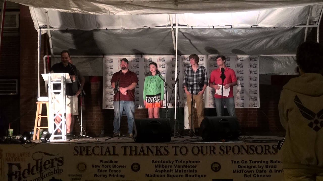 Grand Champion Award Winners @ Twin Lakes National Fiddler Championship 2014