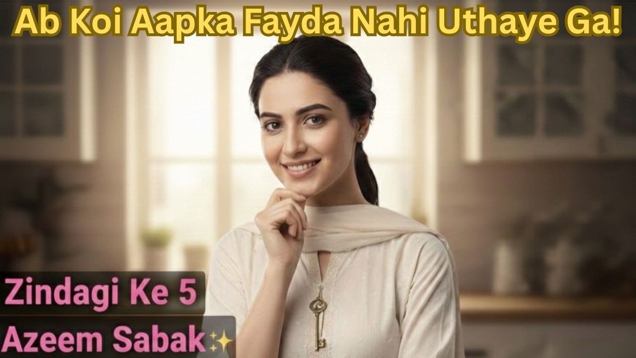 Life ke 5 Azeem Sabaq Jo Har Aurat Ko Pata Hon 🥺 | 5 Lessons To Change Your Life | AySãj World