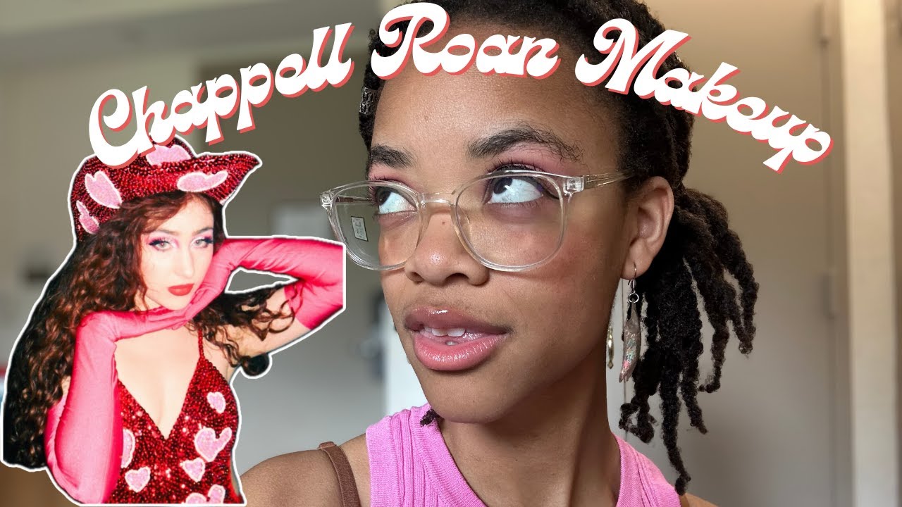 Trying Chappell Roan's Pink Pony Club Makeup!!