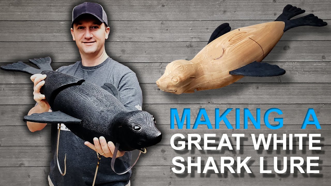 Making a Wooden Lure for Great White Sharks: the world&rsquo;s largest practical fishing lure