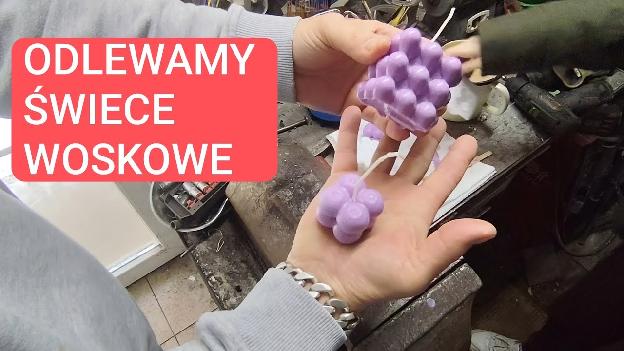 GARAŻOWE ODLEWANIE ŚWIECZEK WOSKOWYCH 