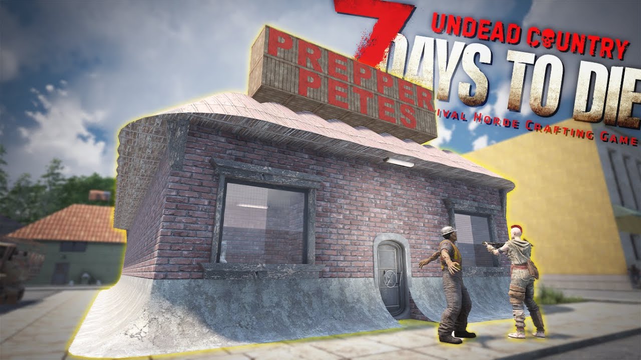 【7DTDMOD】無限のゾンビが湧いてくるTier2ハイブクエストでワールドぶっ壊れたwww「7 Days to Die UndeadCountry」実況プレイ #6