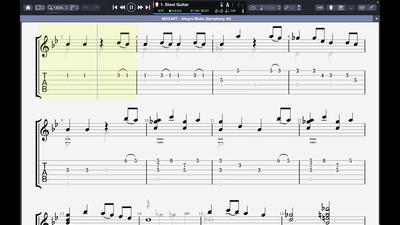MOZART - Allegro Molto