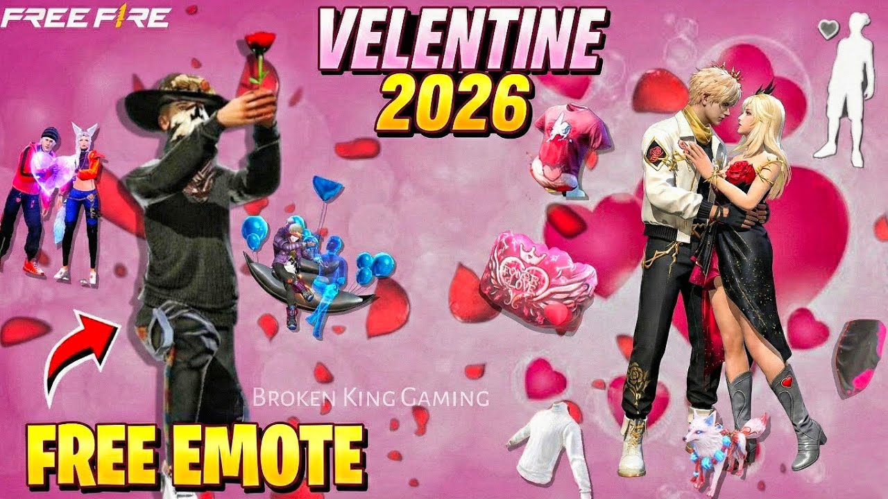 VELENTINE EVENT FREE FIRE 2026 | ROSE EMOTE RETURN CONFIRM DATE | FREE FIRE NEW EVENT | FF NEW EVENT