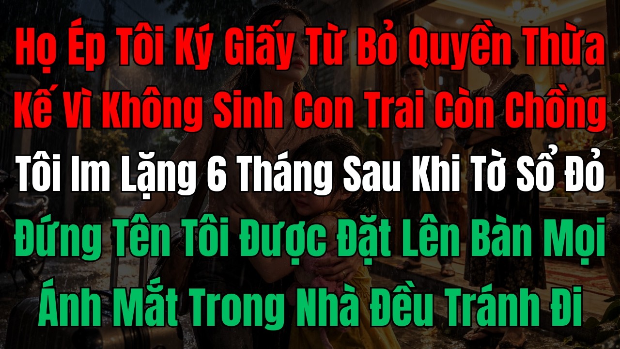Bị Ép Ký Từ Bỏ Thừa Kế Vì Không Sinh Con Trai – 49 Ngày Sau Cả Nhà Sững Sờ