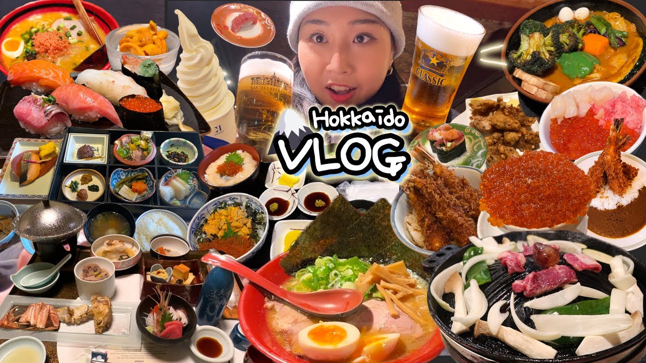 VLOG) 여행가서 뭐했니? 술만 먹다 왔는데요🙄 술 먹으러 간 홋카이도 브이로그 Hokkaido drinking vlog mukbang blog