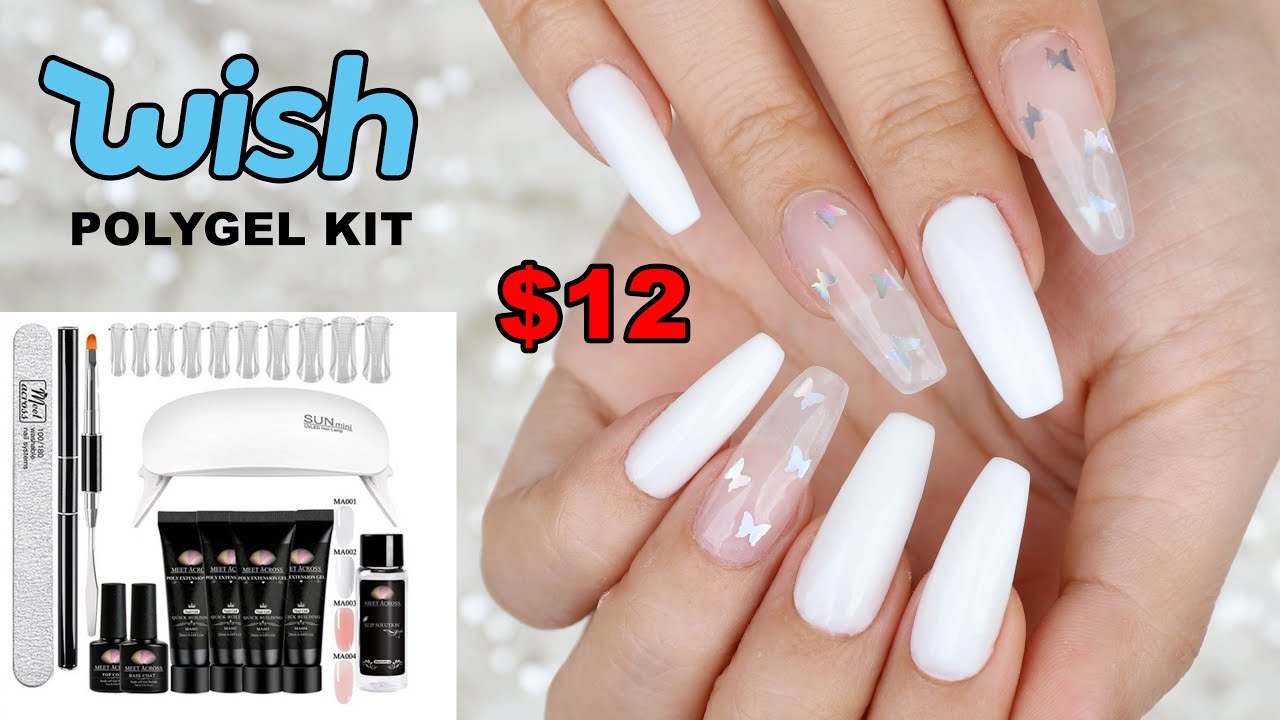 Testing A $12 Polygel Kit From Wish 💅🏻 | TINA TRIES IT