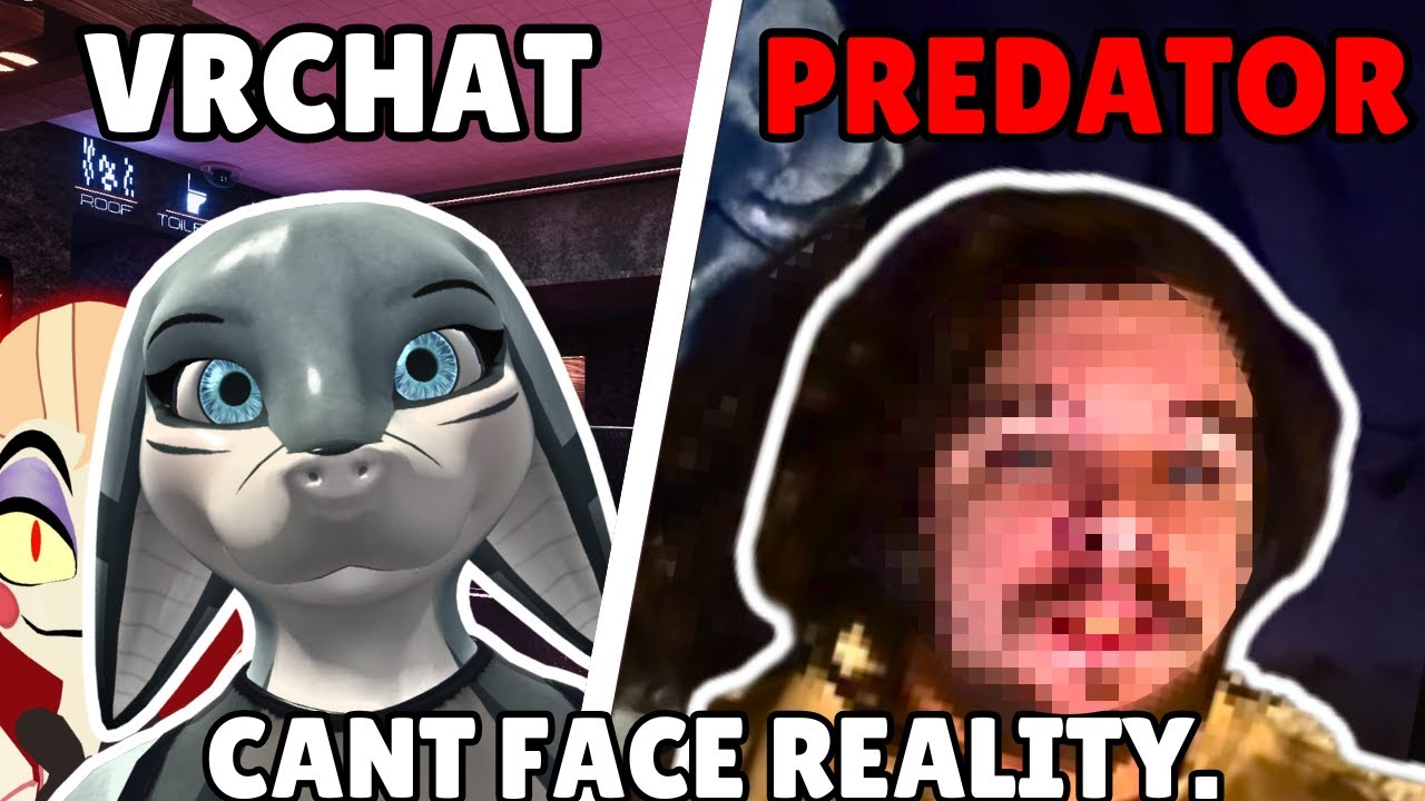 THIS VRCHAT PREDATOR CAN'T FACE REALITY. @Loppythebunny