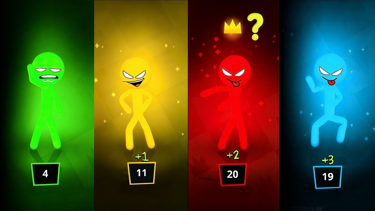 Stickman Party Tournament Mode 1234 Players MiniGames | Android Game Play 🎮🔥🎮