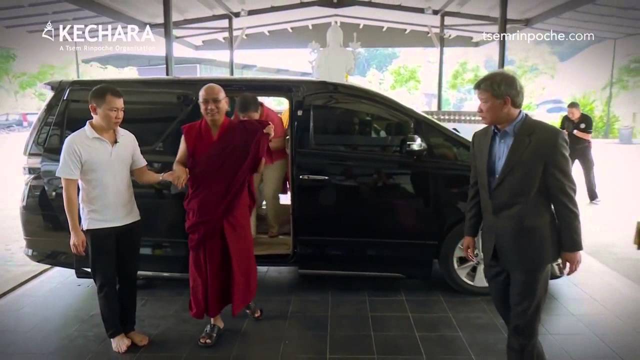 H.E. Tsem Rinpoche and H.E. the 7th Panglung Kuten arrive (Kechara Forest Retreat) June 21, 2015