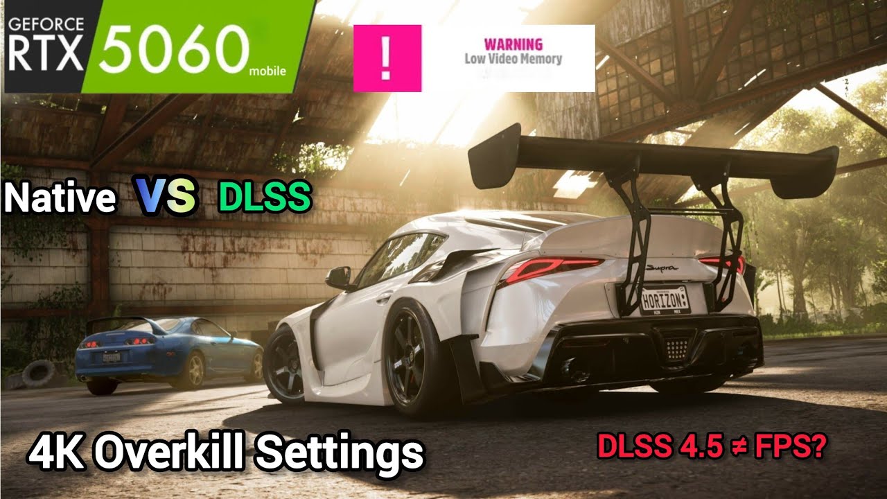 Destroying RTX 5060 Laptop at 4K | Forza Horizon 5 & RDR2 (DLSS 4.5) [BENCHMARK TEST]
