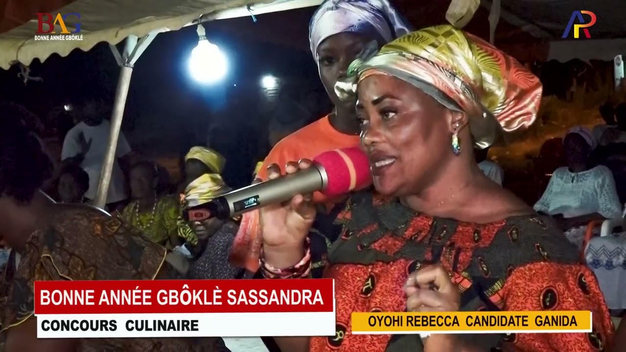 BONNE ANNÉE GBOKLE SASSANDRA 2026 CONCOURS CULINAIRE. UN MENU DE LA REGION DU GBOKLE