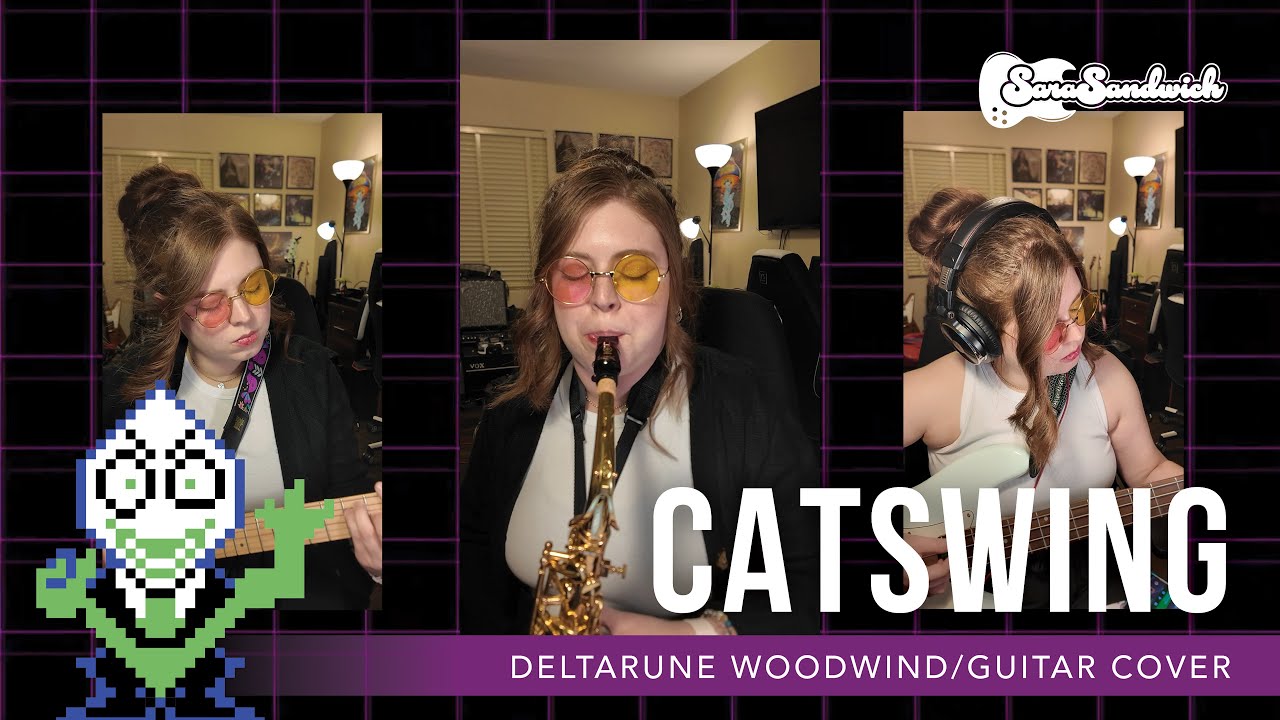 catswing but i'm playing most of the instruments and i'm dressed kinda like spamton
