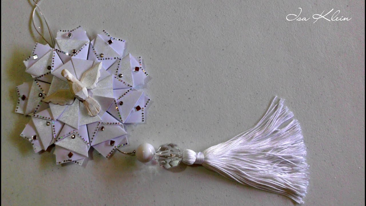 Isa Klein Tutorial 30: Tassel (franja) com nó invisível - Tassel with invisible knot