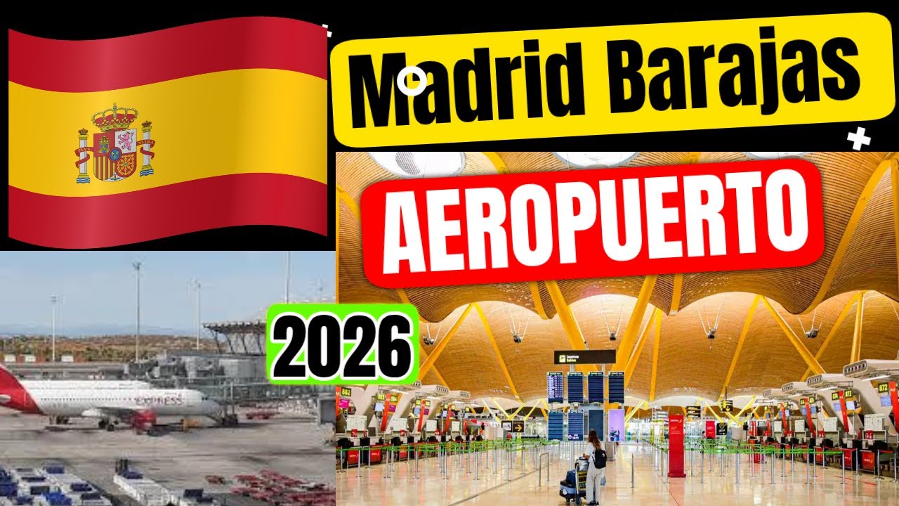 Cómo Salir del Aeropuerto de Madrid Barajas 🚇 Taxi, Metro y Autobús