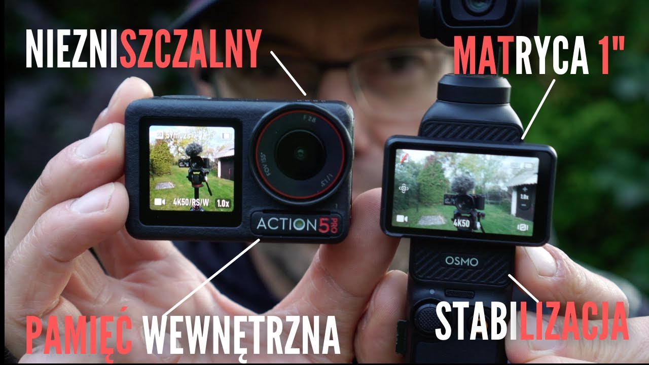 DJI Action 5 vs.   Pocket 3 - kt&oacute;ra kamera jest dla Ciebie