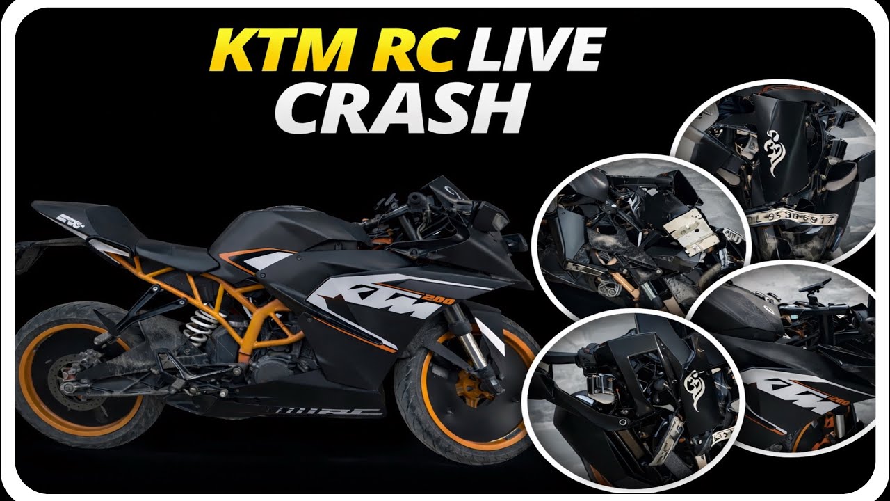 KTM RC 200 Crash Vlog | Bike Ka Pura Front Tut Gaya 😭😨 KTM RC 200 Ka Bhayanak Accident #ktm 