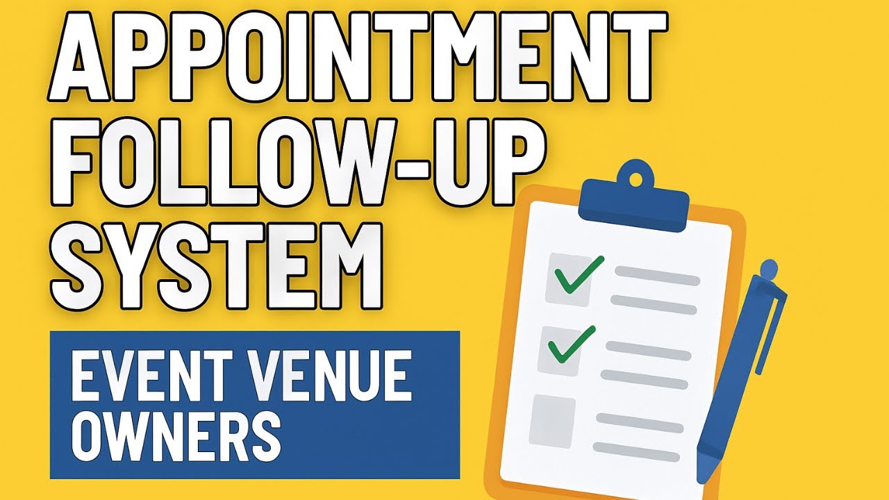 Event Venue Owners: THIS Follow-Up System Changes Everything