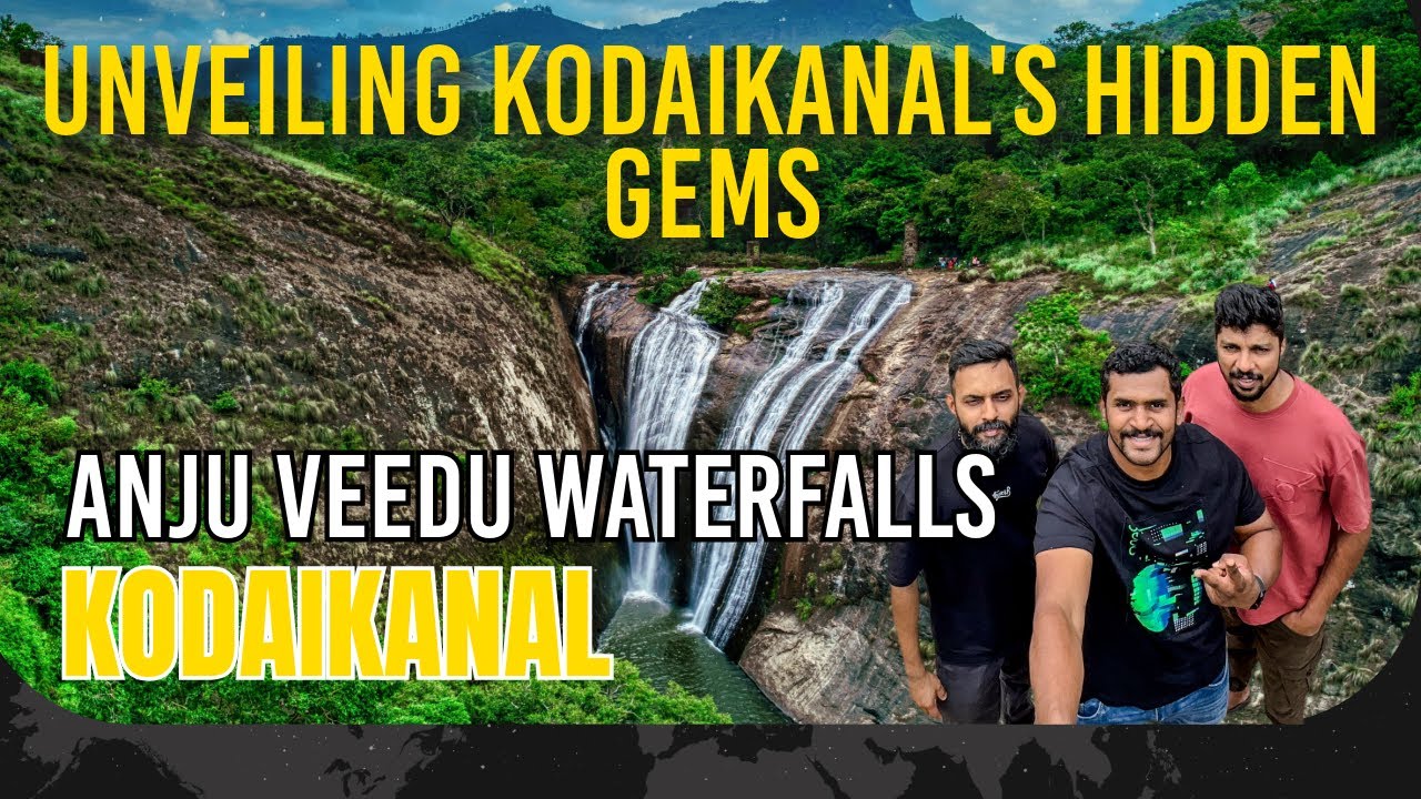 Unseen Waterfall in Kodaikanal 🌊 | Anjuveedu Falls – Dangerous & Beautiful! Only for the Brave!