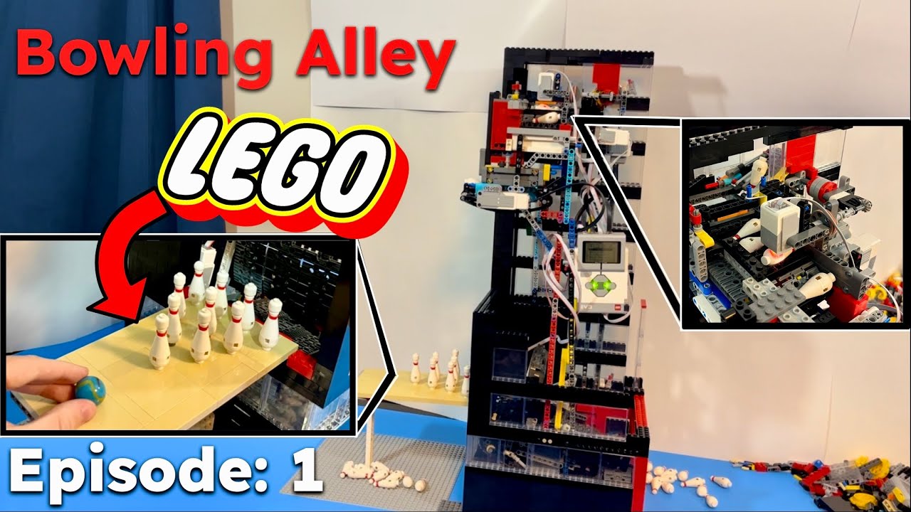 Building a Working LEGO Bowling Alley Pinsetter - Episode 1: Pin Cycler